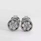 Aros Diamantes - Oro Blanco 18kt