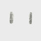 Aros Argolla Diamantes - Oro Blanco 14kt