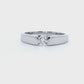 Anillo Compromiso Diamante - Oro Blanco 18kt
