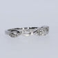 Anillo Compromiso Diamantes - Oro Blanco 18kt