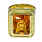 Anillo Citrino y Diamantes - Oro Amarillo 18kt