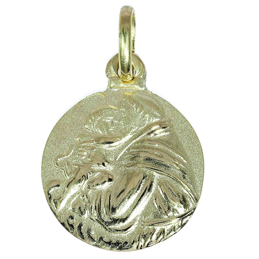 Medalla San Antonio de Padua - Oro Amarillo 18kt