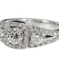 Anillo Compromiso Diamantes GIA - Oro Blanco 18kt