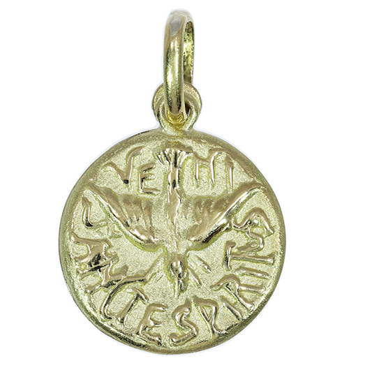 Medalla Espíritu Santo - Oro Amarillo 18kt
