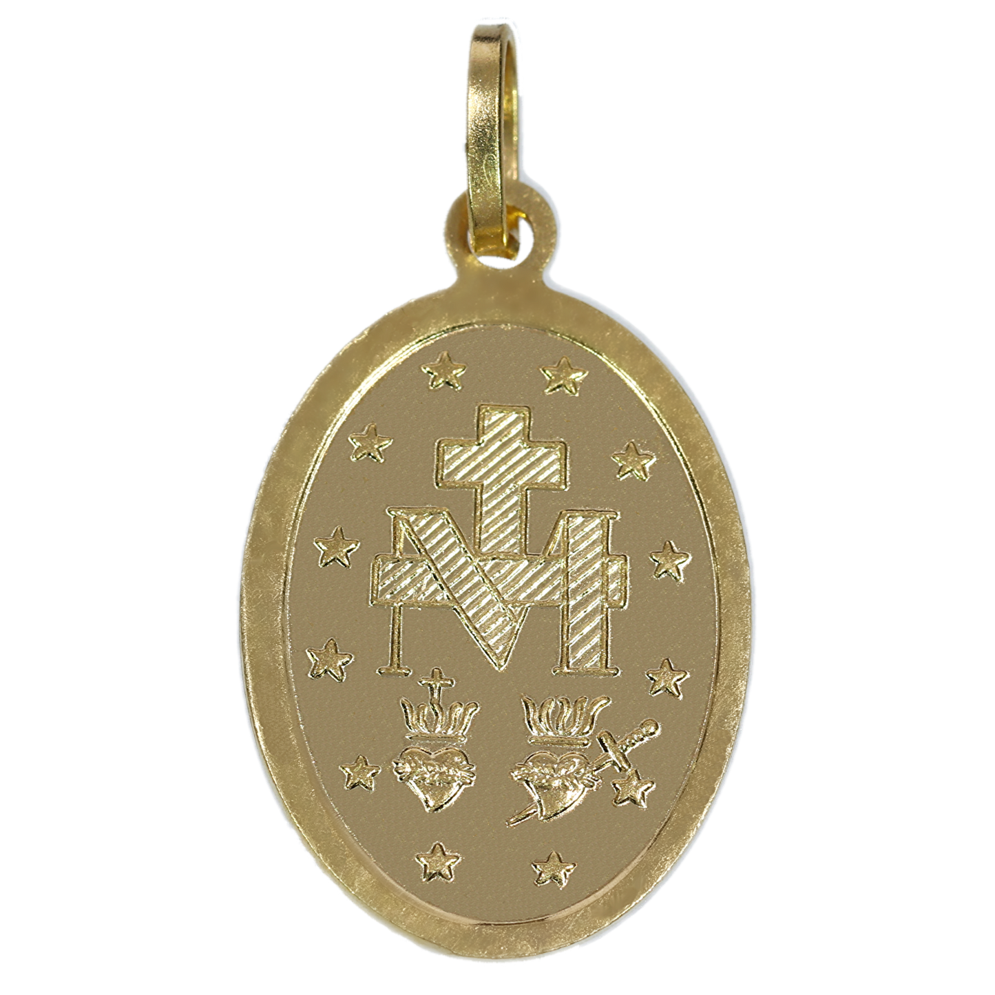Medalla Virgen de los Rayos - Oro Amarillo 18kt