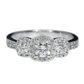 Anillo Compromiso Diamantes GIA - Oro Blanco 18kt