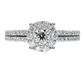 Anillo de Compromiso Diamantes - Oro Blanco 18kt